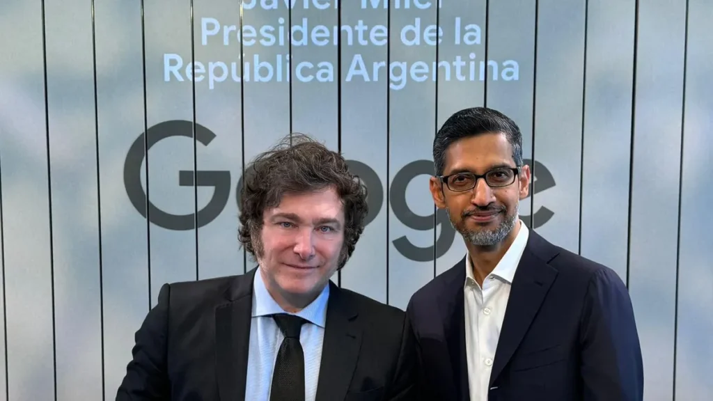 Milei posiciona a la Argentina como posible hub de Inteligencia Artificial para Latinoamérica