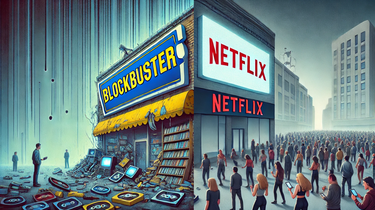 Blockbuster vs. Netflix: La historia de una decisión que cambió todo